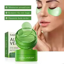 Lot de 60 masques pour les yeux à l'aloe vera et au collagène